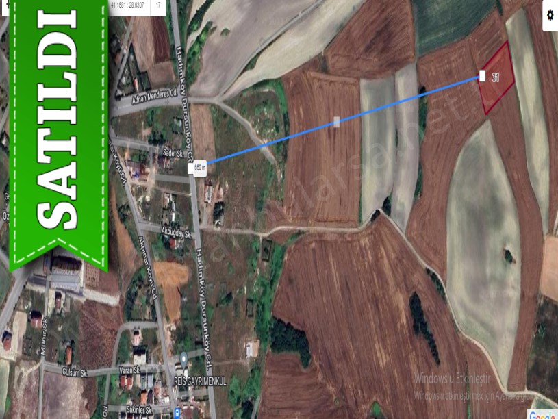 Arnavutköy Sazlıbosnada Satılık Arsa , 128 M2 Hisseli 