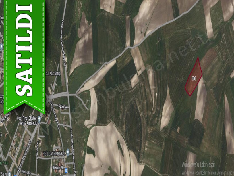 Arnavutköy Sazlıbosnada Satılık Arsa , 367 m2 Yolu Var Hisseli 