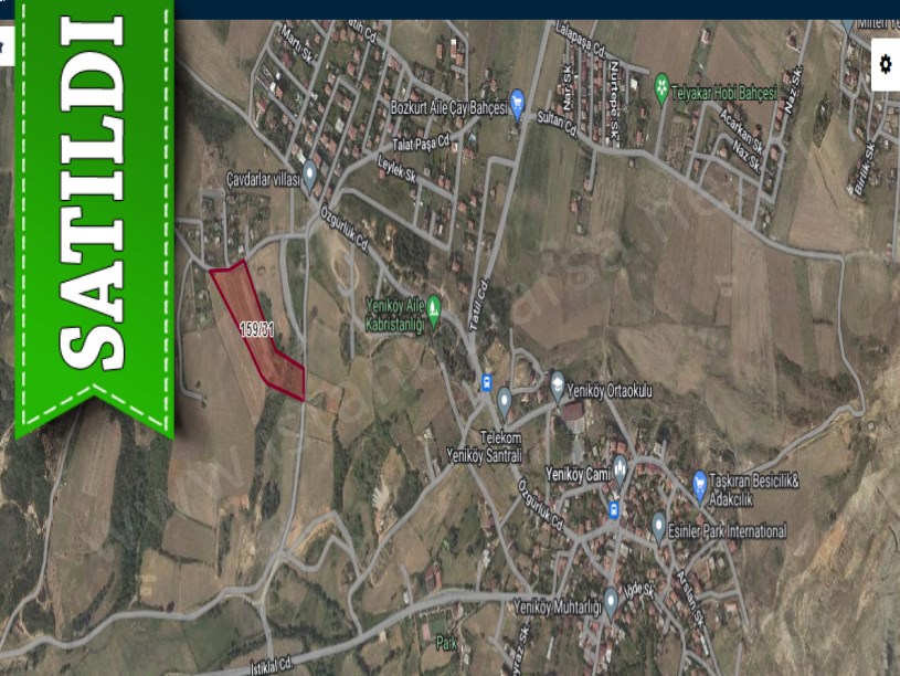 Arnavutköy Yeniköyde Satılık Arsa , 670 M2 Yolu Var Merkezde Hisseli