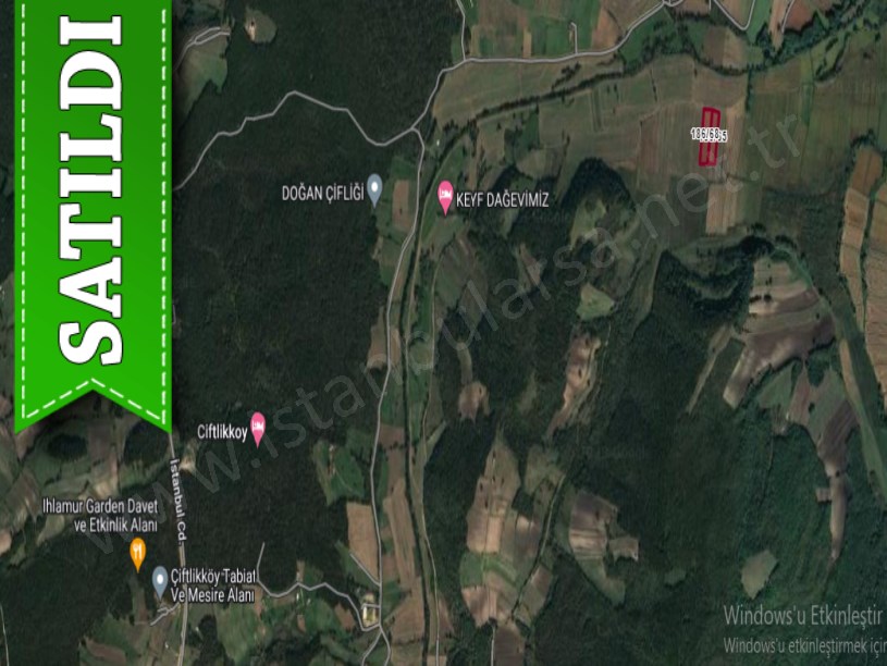 Çatalca Çiftlikköyde Satılık Arsa , 765 M2 Hisseli Yolu Var