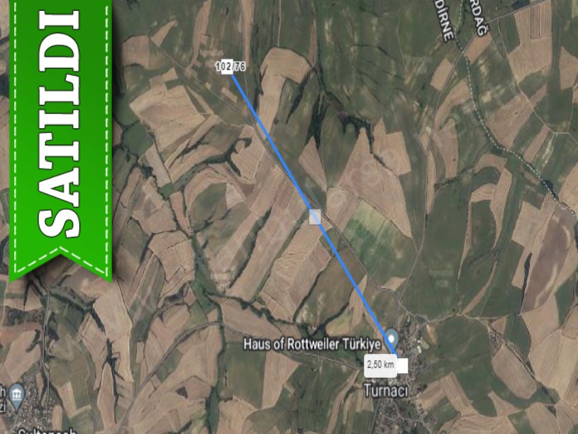Edirne Uzunköprü Turnacı Köyünde Satılık Arsa , 168 M2 Yolu Var Evlerin Yakını