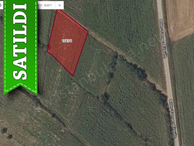 Edirne Uzunköprü Turnacı Köyünde Satılık Arsa , 168 M2 Yolu Var Evlerin Yakını