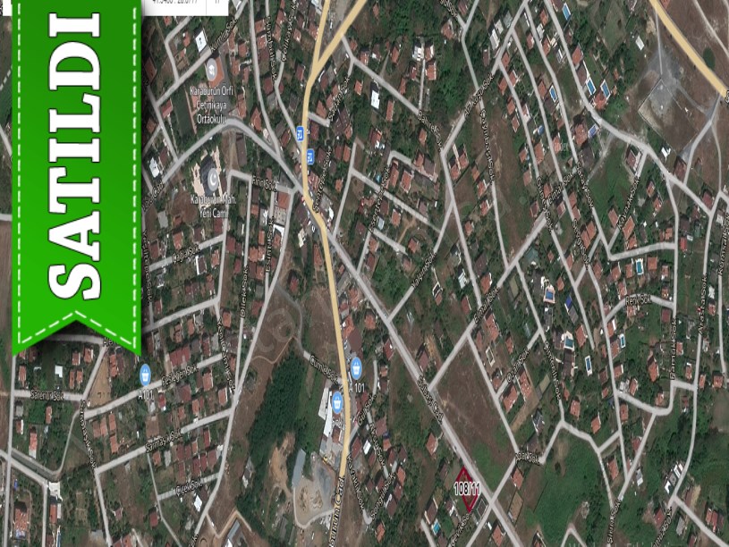 Arnavutköy Karaburunda Satılık Arsa , 526 M2 Cadde Cephe Müstakil
