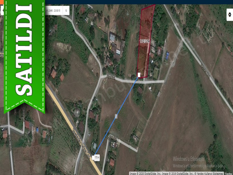 Arnavutköy Tayakadın Satılık Arsa , 547 M2 Yolu Var Evlerin Yakını