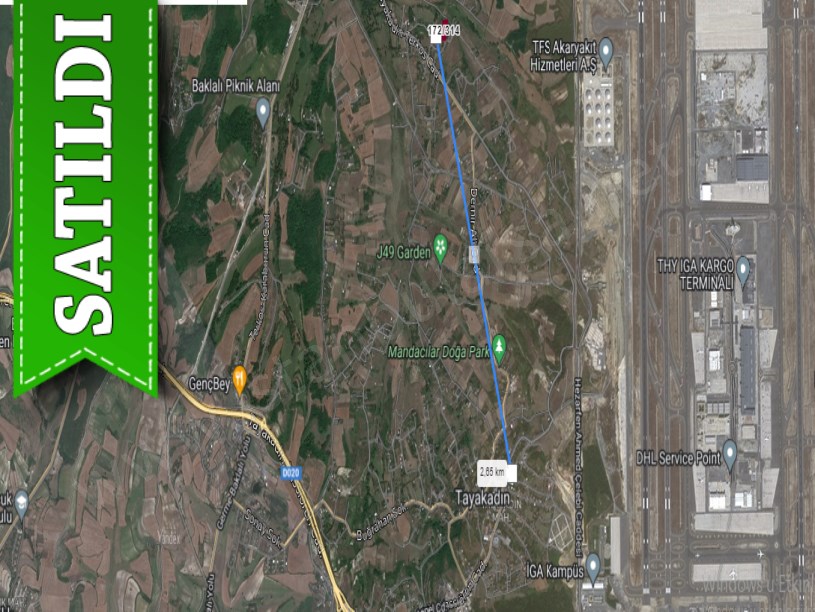 Arnavutköy Tayakadın Satılık Arsa , 547 M2 Yolu Var Evlerin Yakını