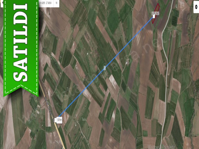 Tekirdağ Saray Küçükyoncalıda  Satılık Tarla , 3,622 m2 Müstakil