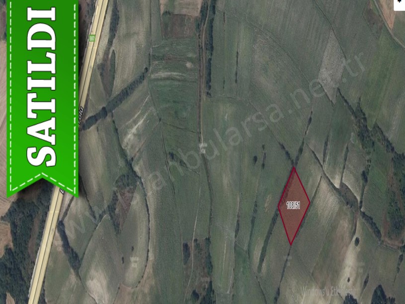 Edirne Uzunköprü Hamidiye Köyünde Satılık Arsa , 242 m2 Hisseli