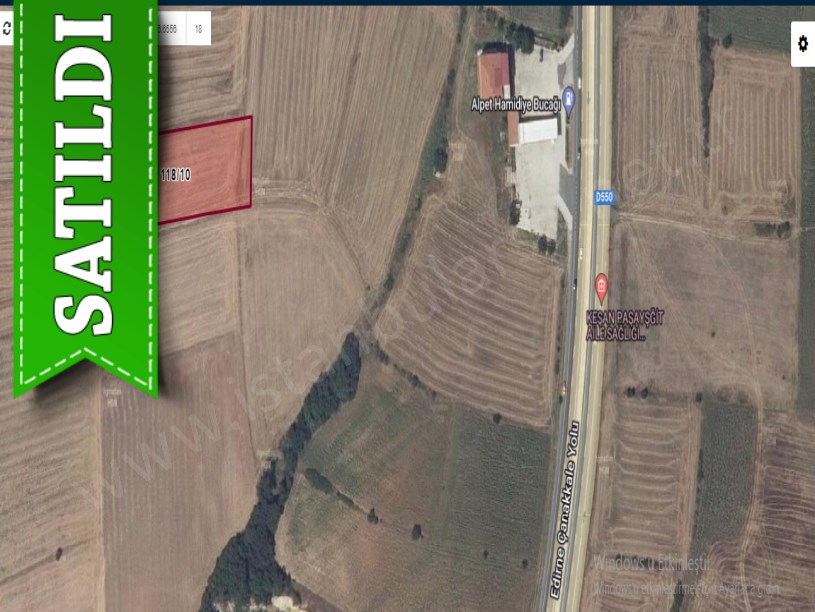 Edirne Uzunköprü Hamidiye Köyünde Satılık Arsa , 152 M2 Hisseli 