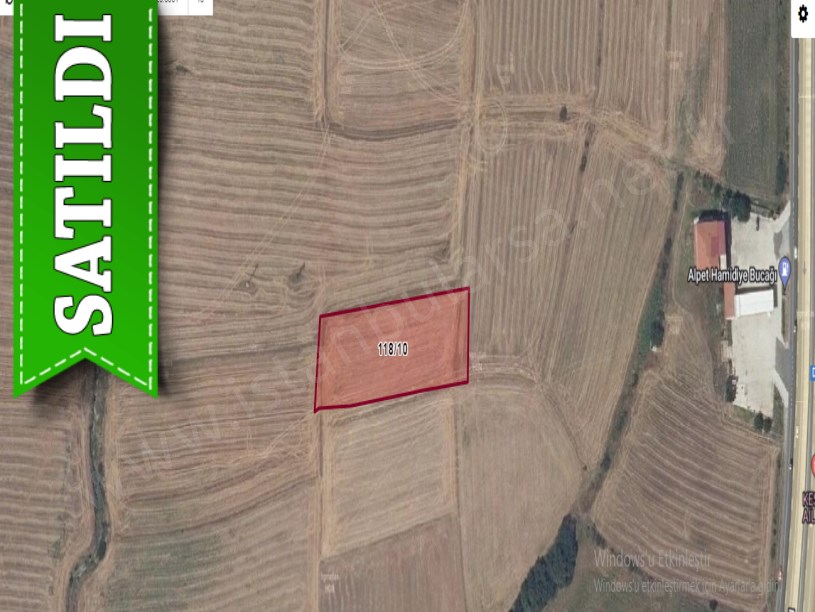 Edirne Uzunköprü Hamidiye Köyünde Satılık Arsa , 152 M2 Hisseli 