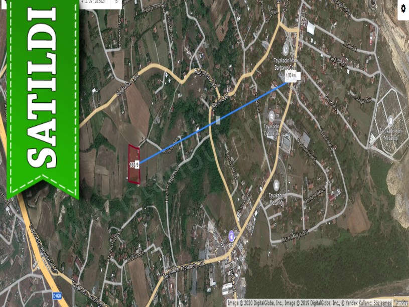 Arnavutköy Tayakadın Satılık Arsa , 431 M2 Yolu Var Çaplı Evlerin Yakını