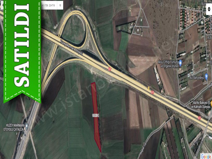 Çatalca İzzettinde Satılık Arsa , 1000 M2 Çaplı Hisseli 