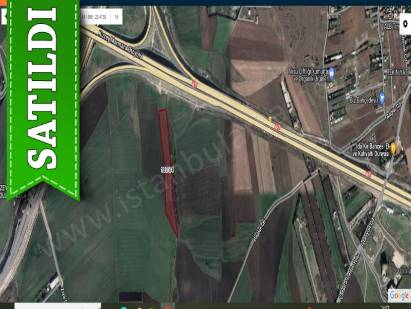 Çatalca İzzettinde Satılık Arsa , 1000 M2 Çaplı Hisseli 