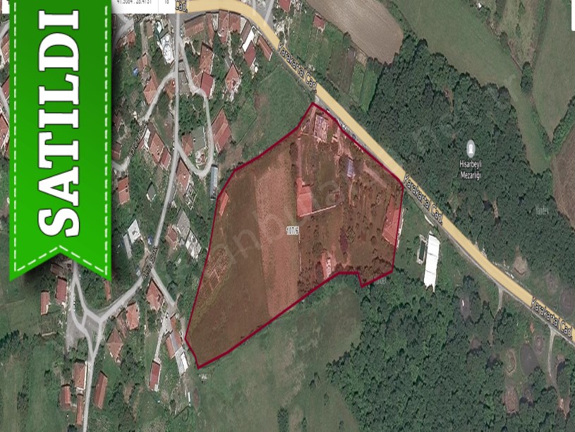 Çatalca Hisarbeylide Satılık Arsa , 350 M2 Cadde Cephe Merkezde 