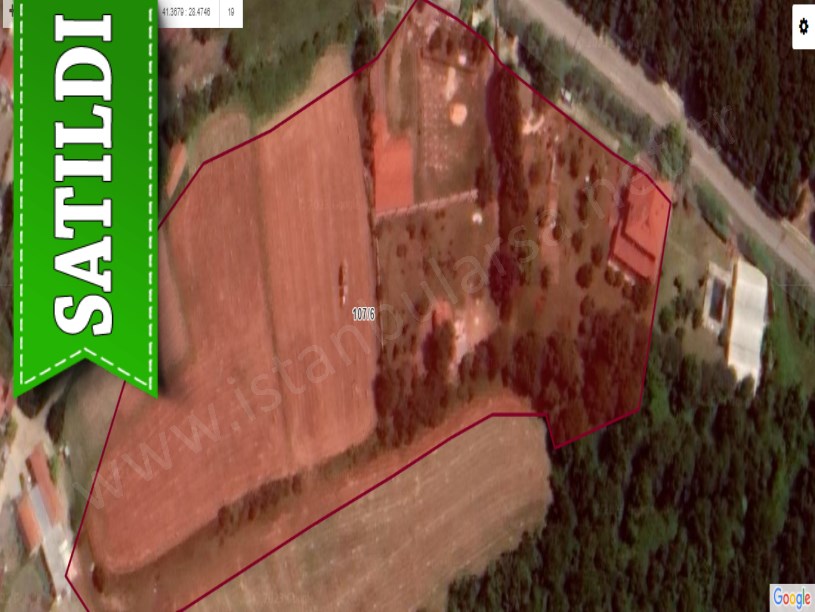 Çatalca Hisarbeylide Satılık Arsa , 350 M2 Cadde Cephe Merkezde 