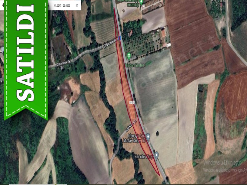 Arnavutköy Dursunköyde Satılık Arsa , 300 M2 Cadde Cephe Hisseli