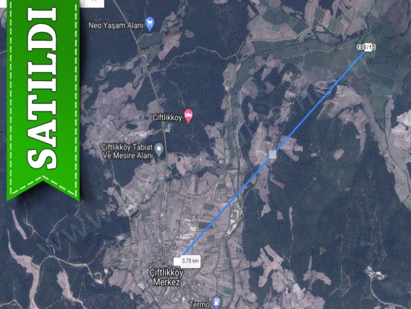 Çatalca Çiftlikköyde Satılık Arsa , 253 M2 Yolu Var Hisseli 