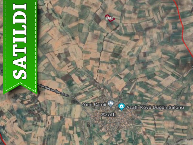 Edirne Havsa Azatlı Köyünde Satılık Arsa , 1016 M2 Hisseli