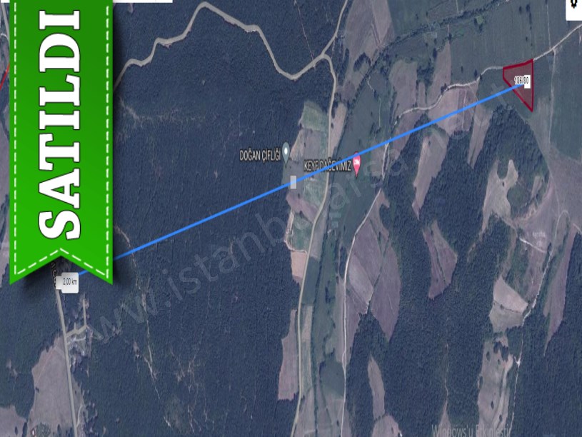 Çatalca Çiftlikköyde Satılık Arsa , 491 m2 Yolu Var Hisseli