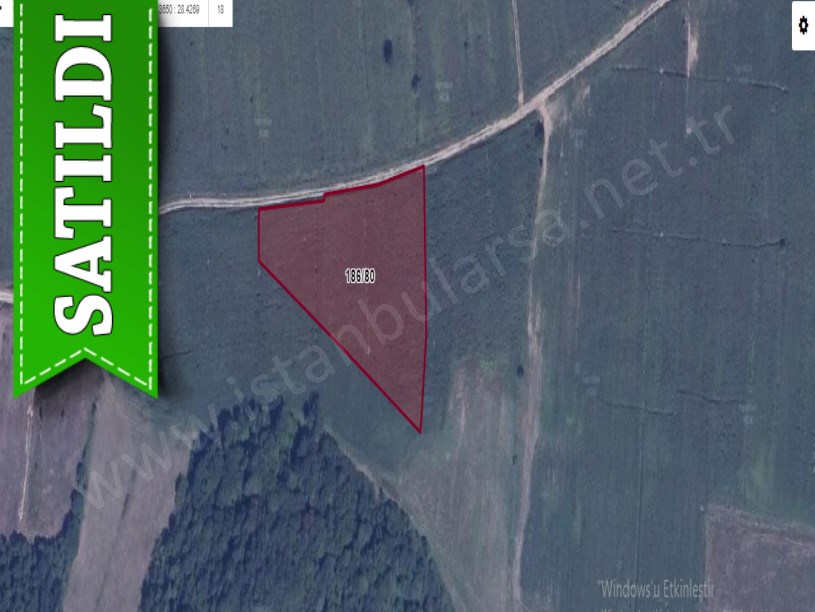 Çatalca Çiftlikköyde Satılık Arsa , 491 m2 Yolu Var Hisseli