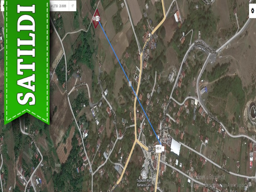 Arnavutköy Tayakadın Satılık Arsa , 570 m2 Yolu Var Merkezde