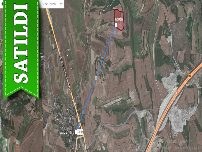 Arnavutköy Yassıörende Satılık Arsa , 335 M2 Hisseli 