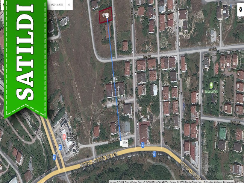 Arnavutköy Hadımköyde Satılık Arsa , 500 M2 3 Kat İmarlı Müstakil 