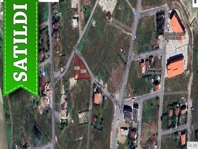 Arnavutköy Hadımköyde Satılık Arsa , 1,150 M2 Merkezde İmarlı
