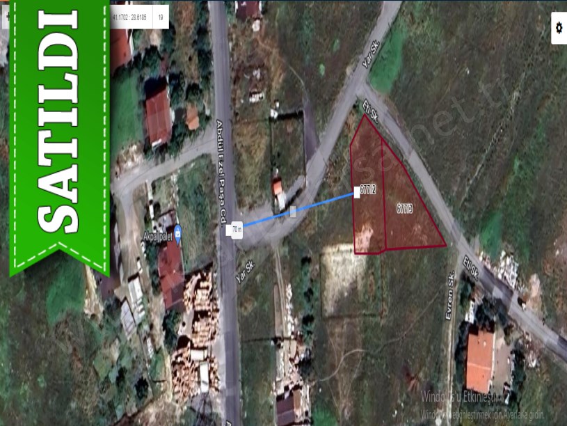 Arnavutköy Hadımköyde Satılık Arsa , 1,150 M2 Merkezde İmarlı