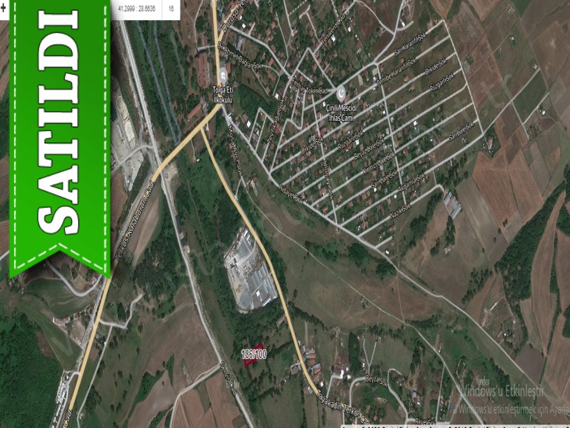 Arnavutköy Tayakadın Satılık Tarla , 1,600 m2 Müstakil Yolu Var 