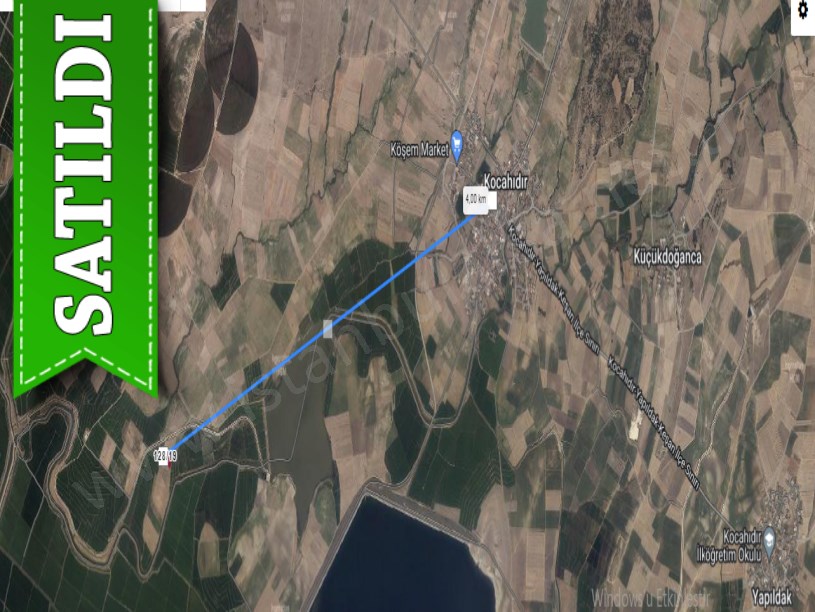 Edirne İpsala Kocahıdır Köyünde Satılık Tarla , 2, 646 m2 Müstakil Yolu Var