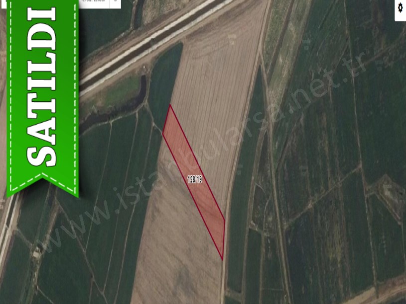 Edirne İpsala Kocahıdır Köyünde Satılık Tarla , 2, 646 m2 Müstakil Yolu Var