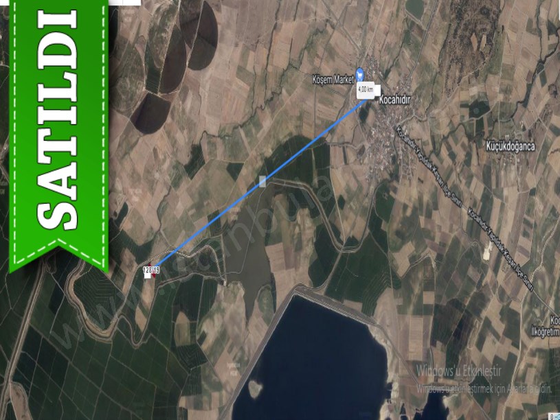 Edirne İpsala Kocahıdır Köyünde Satılık Tarla , 2, 646 m2 Müstakil Yolu Var