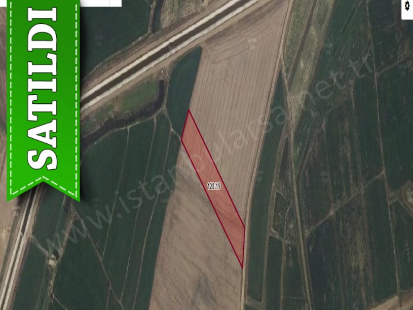 Edirne İpsala Kocahıdır Köyünde Satılık Tarla , 2, 646 m2 Müstakil Yolu Var