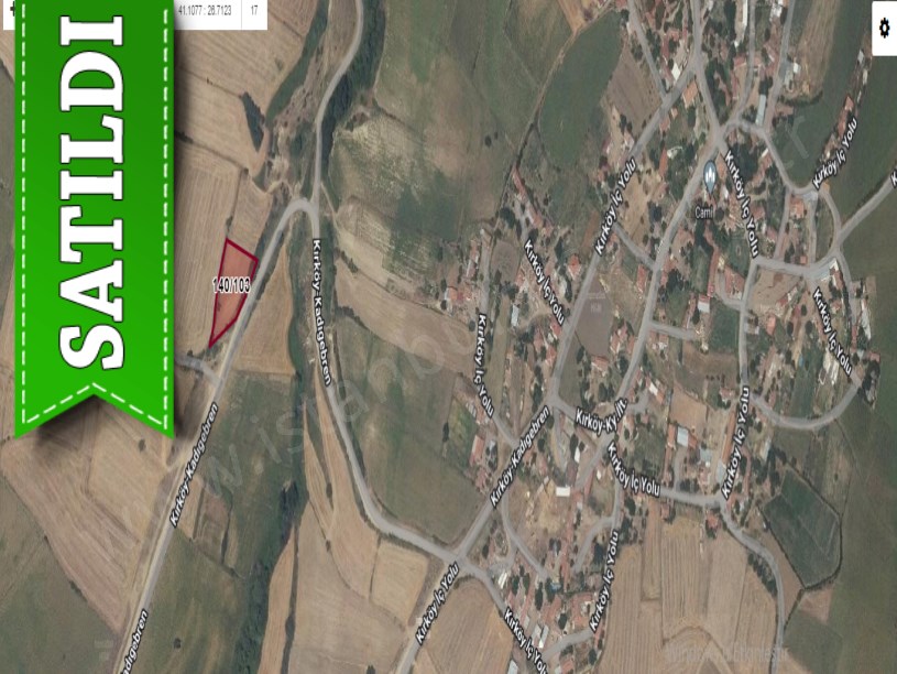 Edirne Uzunköprü Kırköy Satılık Tarla , 2,380 m2 Yola Cephe Müstakil