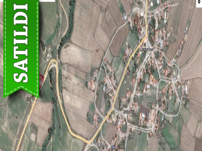 Edirne Uzunköprü Kırköy Satılık Tarla , 2,380 m2 Yola Cephe Müstakil