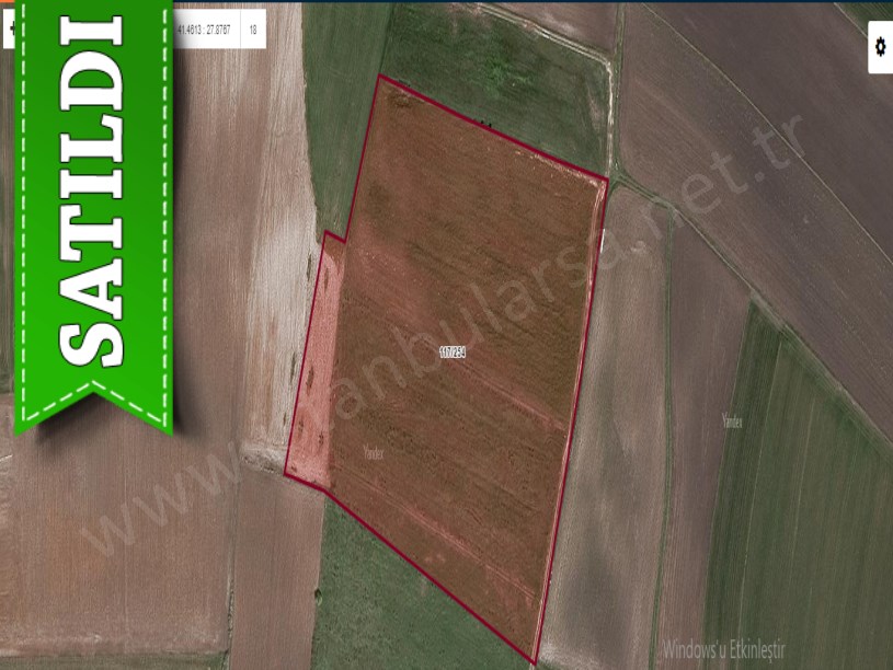 Tekirdağ Saray Edirköyde Satılık Arsa , 250 M2 Yolu Var Çaplı 