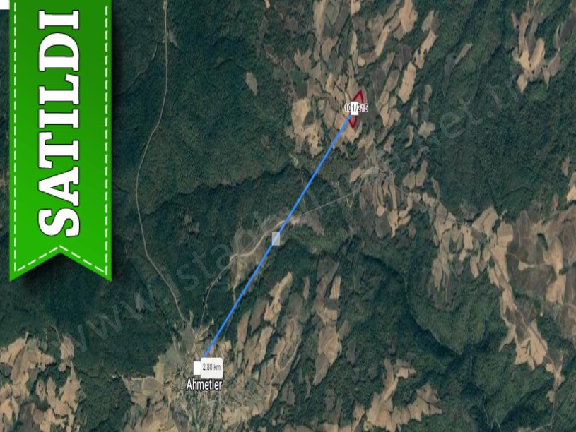 Kırklareli Kofçaz Ahmetler Köyünde Satılık Arsa , 1,482 M2 Yolu Var Hisseli 