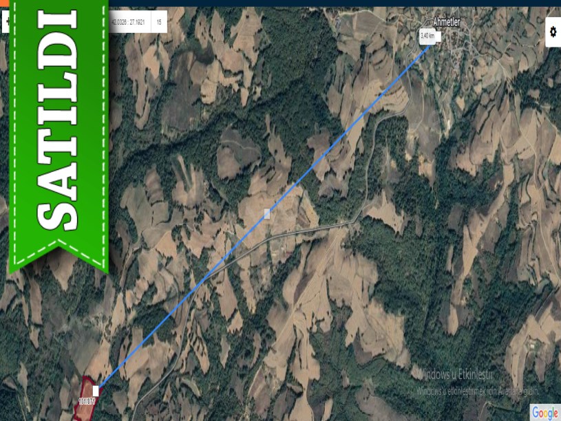 Kırklareli Kofçaz Ahmetler Köyünde Satılık Arsa , 1,846 m2 Hisseli