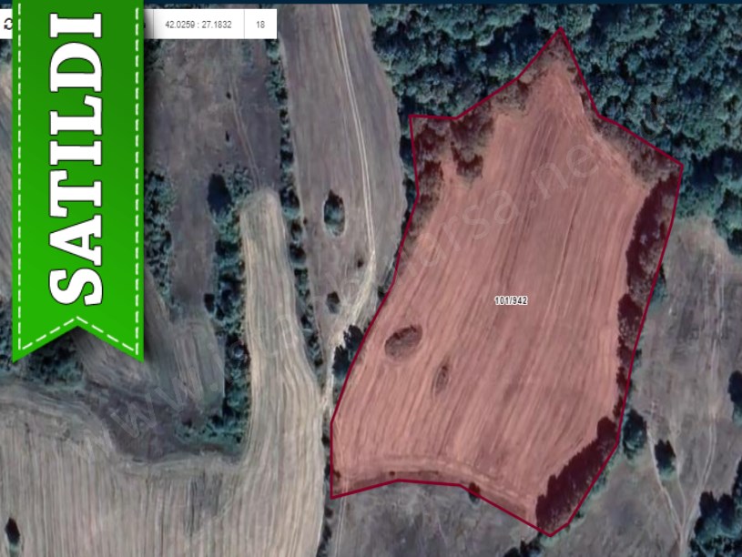 Kırklareli Kofçaz Ahmetler Köyünde Satılık Arsa ,2,568 m2 Yolu Var Hisseli