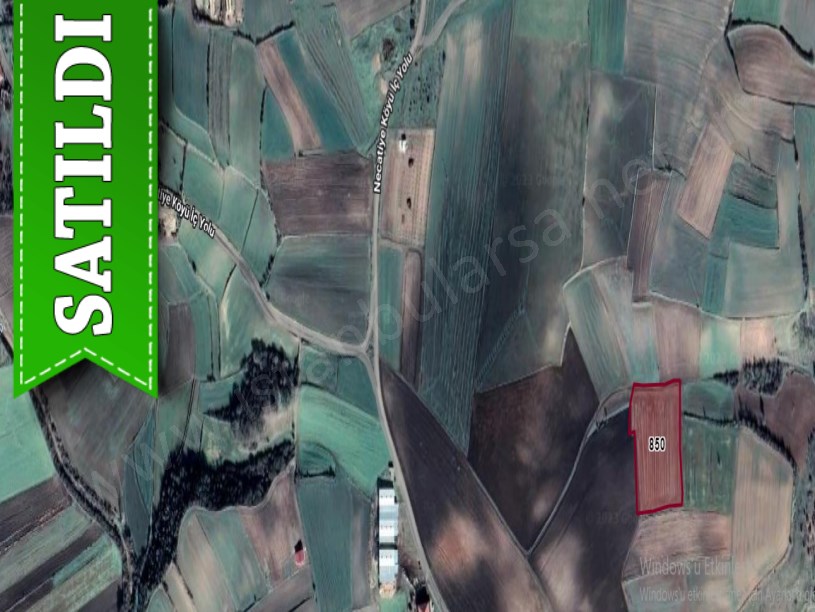 Edirne Havsa Necatiye Satılık Arsa , 2,987 m2 Yolu Var Hisseli 