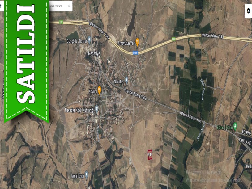 Edirne Havsa Necatiye Satılık Arsa , 2,987 m2 Yolu Var Hisseli 