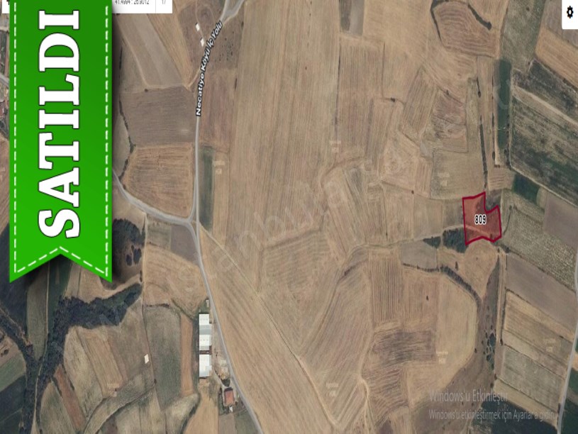  Edirne Havsa Necatiye Köyü  Satılık Arsa , 1,500 M2 Yolu Var Hisseli 