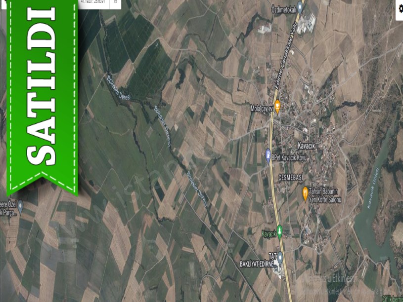 Edirne Uzunköprü Kavacık Köyü Satılık Arsa , 402 m2 Hisseli 