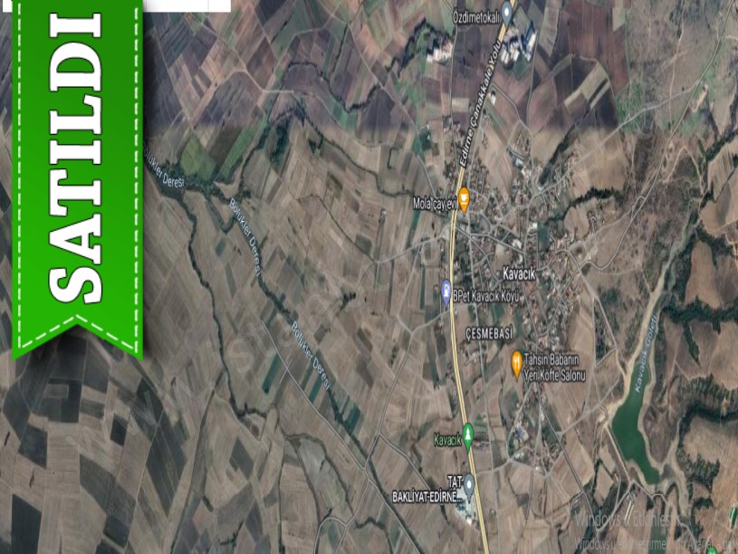 Edirne Uzunköprü Kavacık Köyü Satılık Arsa , 402 m2 Hisseli 