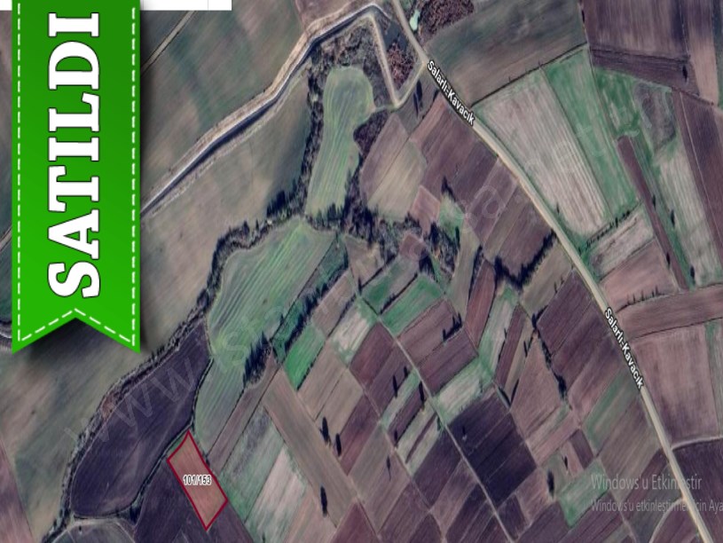 Edirne Uzunköprü Kavacık Köyünde Satılık Arsa , 1,066 M2 Hisseli 