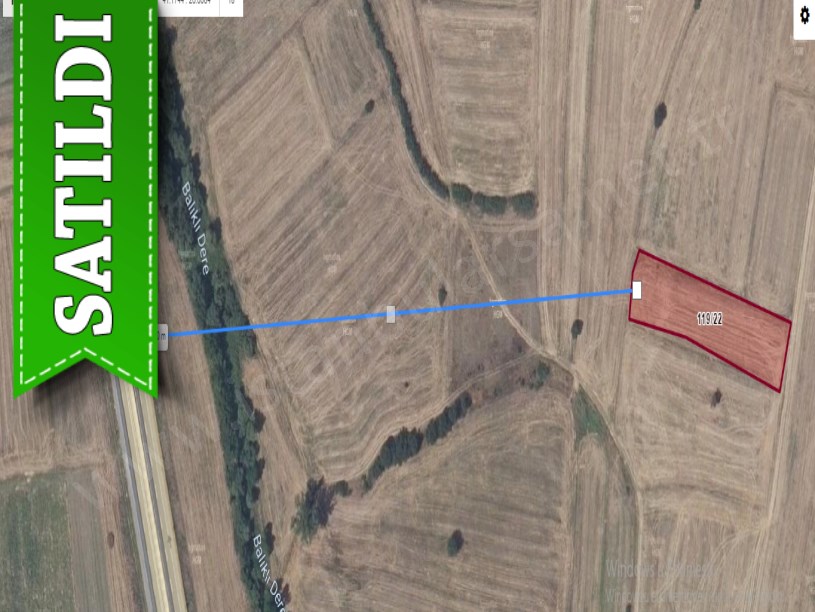Edirne Uzunköprü Kavacık Köyünde Satılık Arsa , 983 M2 Yolu Var Hisseli