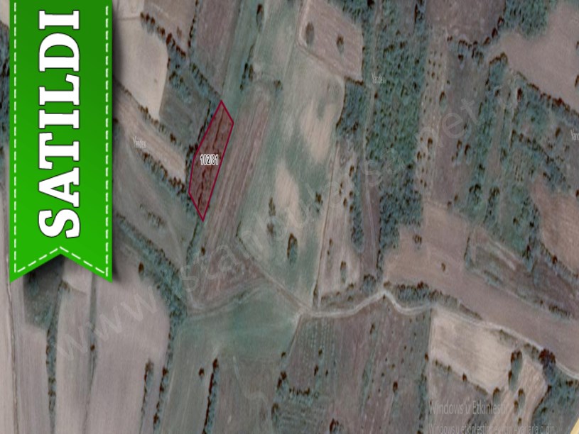 Edirne Lalapaşa Süleymandanişmentte Satılık Tarla , 1,159 m2 Yolu Var Tek Tapu 
