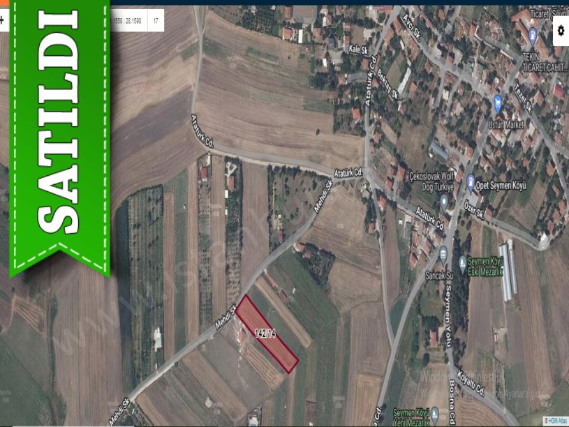 Silivri Seymende Satılık Arsa , 517 m2 Yolu Var Evlere Yakın 
