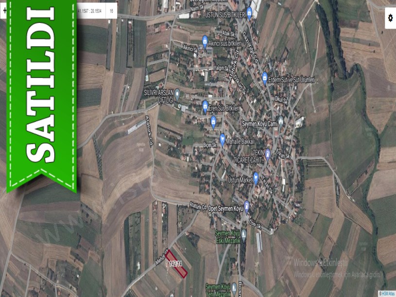 Silivri Seymende Satılık Arsa , 517 m2 Yolu Var Evlere Yakın 