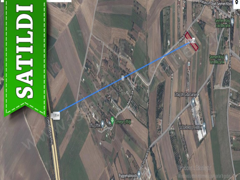 Silivri Seymende Satılık Arsa , 517 m2 Yolu Var Evlere Yakın 